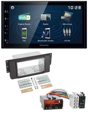 Kenwood 2DIN Bluetooth MP3 USB DAB Autoradio für LandRover Free Lander 2007-2010 - Bild 1 von 4