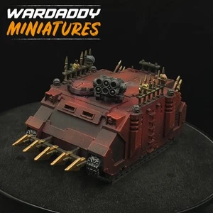 Pro Painted Warhammer 40k World Eaters Rhino Games Workshop - Picture 1 of 4