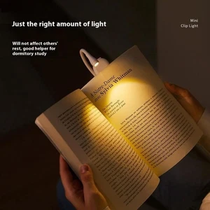 Mini LED Book Light Eye Protection Adjustable Clip 360° Flip Study Lamp 3 Co _SE - Zdjęcie 1 z 14