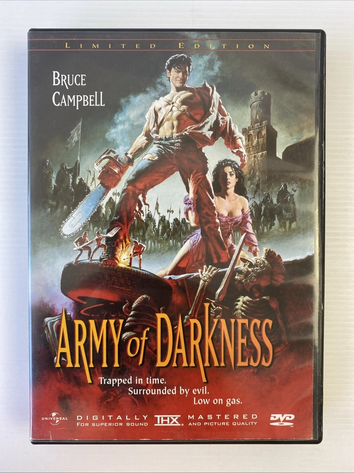Army of Darkness (DVD , 1999) 2 Disc Limited Edition Numbered - VGC Region 1 - Image 1 of 4
