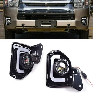 Luz de marcha diurna LED DRL luz intermitente antiniebla lámpara para Toyota Hiace 2014-2016 - Imagen 1 de 10
