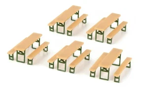 Walthers SceneMaster 949-4190 HO Picnic Tables Kit pkg(5) - Picture 1 of 1