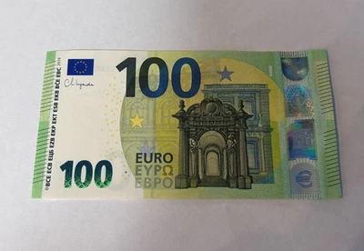 Billete de 100 euros 2019 raro excelente estado Foto 1 de 4