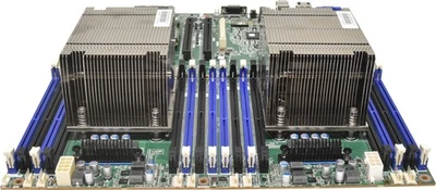 Lenovo E-ATX Motherboard RD452X B800G3-N 70SSR139GE 2x Heatsink 2x LGA-2011-3 - Image 1 of 4