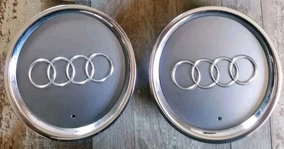 1 Stück von 2 Stück Original Audi Alufelgen Nabendeckel 8 L 0 601 165 D Kappen - Image 1 of 4