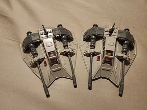 2 Vintage 1980 Star Wars ESB Die Cast Hoth Snow Speeder komplett Kenner - Bild 1 von 5