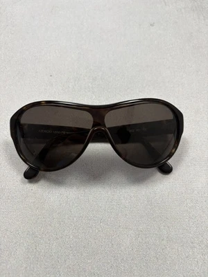 Vintage Giorgio Armani 952 063 130 Oversized Sunglasses Brown Tortoise Frame - Image 1 of 4