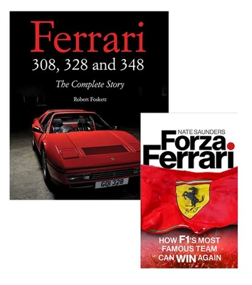Forza Ferrari & Ferrari 308, 328 And 348: The Complete Story 2 Book Set - Image 1 of 3