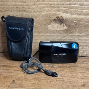 Olympus mju II 35mm Film Camera with Original Case + Strap, New Battery - Picture 1 of 9