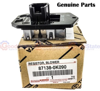 Genuine Hilux KUN15 KUN10 GGN25 GGN15 Heater Fan Blower Motor Speed Resistor - Image 1 of 2