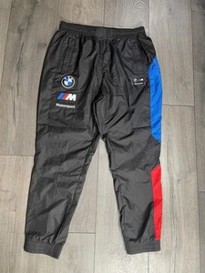 Puma BMW MotorSport Racing Pantalone Nero Colorblock Uomo Taglia XL Nuovo 53981904 - Foto 1 di 12