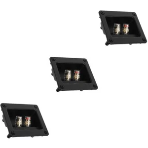 3 Count Junction Box Speaker Binding Post Connectors Loudspeaker - Picture 1 of 12