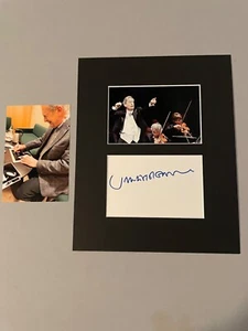 Sir JOHN ELIOT GARDINER in-person signed passe-partout 10 x 12 autograph +proof - Picture 1 of 1