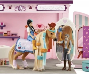 B34 Schleich Horse Club Sofia's Beauties Horse Pop-Up Boutique w/ Hair Brushing - Picture 1 of 11