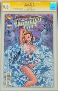 Image Danger Girl #2 JSC Sexy Badedecke signiert J Scott Campbell CGC 9.8 SS 1998 - Bild 1 von 1