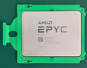 AMD epyc 7F72 24 core 48 thread 3.2GHz 192MB 240W CPU processor (unlocked) - Afbeelding 1 van 1