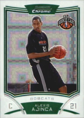 2008-09 Bowman Chrome X-Fractors #129 Alexis Ajinca /299 - NM-MT - Image 1 of 2