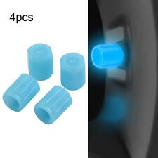 Produktbild - 10【4 Stück Luminous Fahrradventilkappen】Bunte Farben ABS Material Rad Zubehör