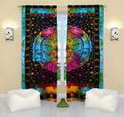 Indian Asstrology Mandala Curtain Tie-Dye Tapestry Door Curtain Wall Hanging