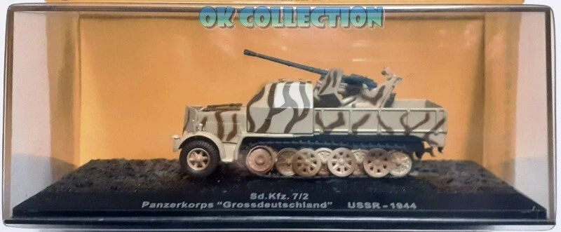 1:72 Carro Armato Panzer Tanks Military SD.KFZ. 7/2 Grossdeutschland USSR 1944 - Immagine 1 di 1