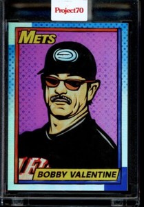2021 Topps Project 70 Card #469 Bobby V Valentine by Blake Jamieson Rainbow Foil