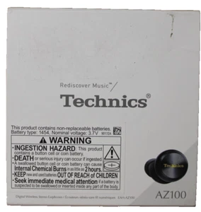 Technics AZ100 Magnetic Fluid Driver Wireless Earbuds Headphones FAST SHIPPING - Picture 1 of 11