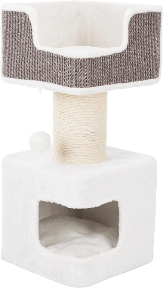 TRIXIE 33.9-in Ava XXL Cat Tree with Thick Scratching Post, Condo, Gray  - Image 1 of 4