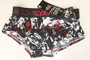 Shorty neuf noir, blanc et rouge taille XS marque TAGG AND BULL - Imagen 1 de 1