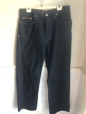 Dolce Gabbana D&G Blue Jeans Denim Button Fly Pants Dark Wash Men SZ 36/33 IT 50