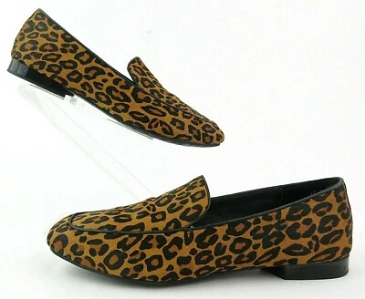 Мокасины Donald Pliner Heddy из натуральных икроножных волос леопардовый принт размер 8 - Изображение 1 из 4