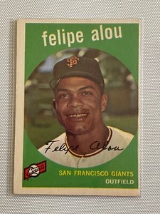 1959 Topps Set-Break #102 Felipe Alou | Big Card Auction Now!