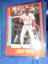 1988 Fleer Kay Bee Toys Team Leaders Box Sets Ozzie Smith #38 FREE SHIPPING MVP