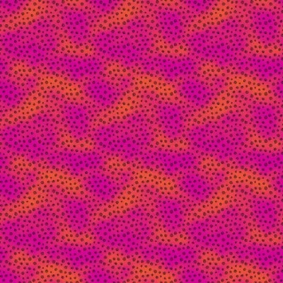 Laurel Burch Tela Canción de Tierra Espirales Digitales Y4028-77 Fucsia Foto 1 de 2