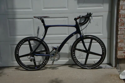 Cubiertas de carbono Kestrel 500 57 cm Dura Ace 7700 2x9 Spinergy 650 envío gratuito Foto 1 de 4