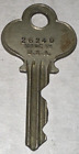 The Graham MFG Co Derby CT Key Old Replacement KEY ONLY #2624D USA Steampunk