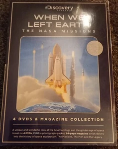Discovery When We Left Earth - The NASA Missions 4 DVDs & Magazin Sammlung Neu - Bild 1 von 3