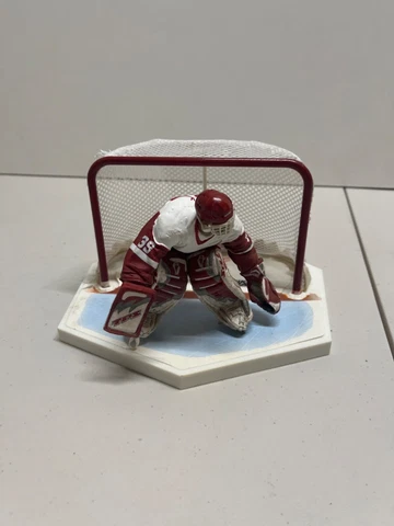 2001 Dominik Hasek Variant White Jersey Mcfarlane Sports Picks Red Wings Cover