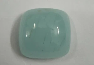 Aquamarine Cab Square Shape 1 Piece 14.50 Cts Blue Color Natural Gemstone - Picture 1 of 9