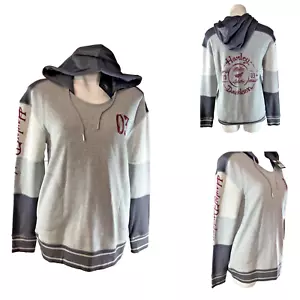 Harley-Davidson Damen mittlere Farbe Block grau Pullover Hoodie 1903 Motorrad - Bild 1 von 12