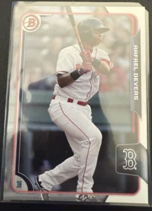 2015 BOWMAN DRAFT  PAPER CARD RAFAEL DEVERS #106 BOSTON RED SOX - Picture 1 of 1
