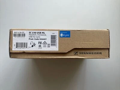 NEW! SENNHEISER Headphones SC 230  Monaural Call Centre Headset P/N: 504407 - Image 1 of 4