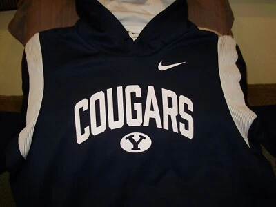 BYU Cougars Nike Therma-Fit ZDJ4932D Pullover Lateral Sudadera con Capucha Chaqueta Para Hombre XL Foto 1 de 4