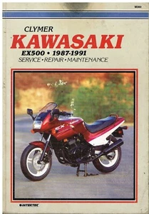 KAWASAKI EX500 ( 1987 - 1991 ) SERVICE , REPAIR & MAINTENANCE HANDBOOK - Picture 1 of 1