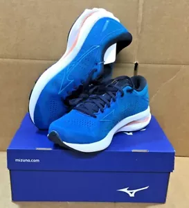 Mizuno Damen Wave Rider 25 Imperial Blue/Lebendige Laufschuhe 5RVD - Bild 1 von 7