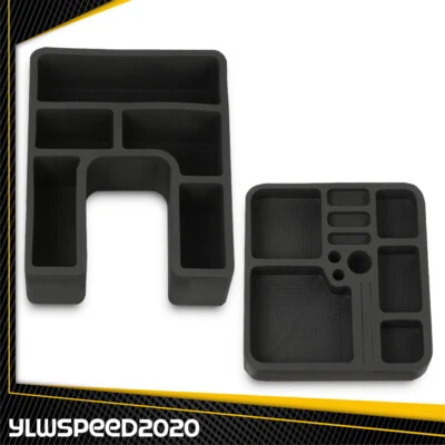 Floor Console Organizer Inserts Fit For Ford Bronco 78-96 F-150-F-350 Pickup - Image 1 of 4