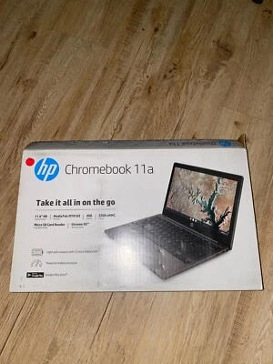 HP 11.6" Chromebook Laptop with Chrome OS - Ash Gray (11a-na0035nr) Open Box - Image 1 of 4