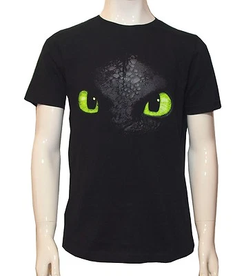 Dragons Dreamworks Kinder T-Shirt Ohnezahn/Toothless schwarz (152/158) NEU&OVP