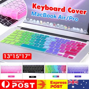 Keyboard Soft Case Cover Protector for Apple MacBook Air Pro 13 15 17 inch AU - Picture 1 of 16