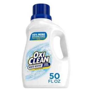 50 Ounces Oxiclean White Revive Bleach Liquid Laundry Whitener & Stain Remover - Picture 1 of 5