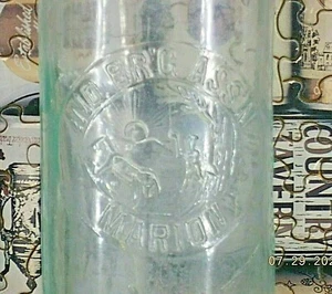 Vintage IND BRG ASS'N , MARION *** 24 oz *** geprägte Bierflasche - Bild 1 von 2